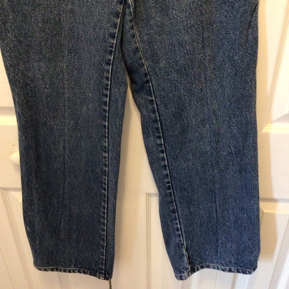 VTG Levi Strauss & Co Womens 70’s Orange Tab Dark Wash Straight Leg Jeans Sz 16 - Picture 3 of 10